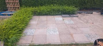 Terras 3x3m grindtegels beschikbaar voor biedingen