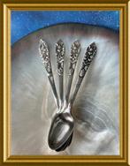 Djokja , yogya zilveren lepeltjes, 4 stuks, Antiek en Kunst, Ophalen of Verzenden, Zilver