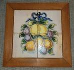 Vintage Tegelpaneel met Fruitmotief, Ophalen