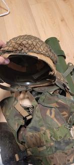 Leger Helm met Net, Verzamelen, Ophalen of Verzenden, Overige soorten, Nederland, Helm of Baret