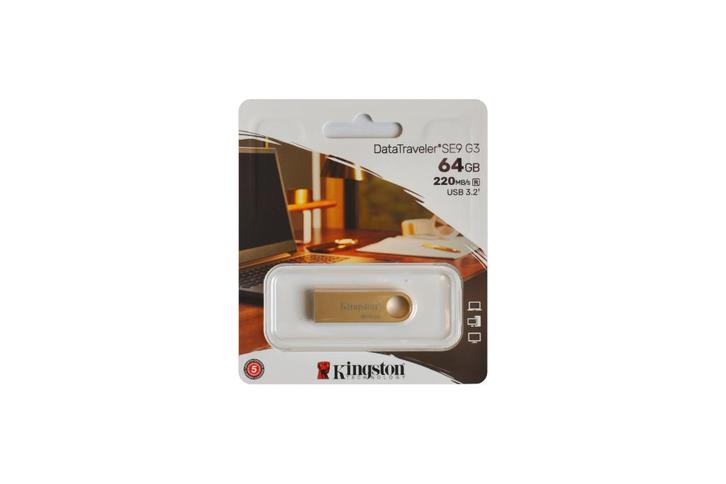 Kingston 64GB DataTraveler SE9 G3 usb stick, Computers en Software, USB Sticks, Nieuw, 64 GB, Ophalen of Verzenden