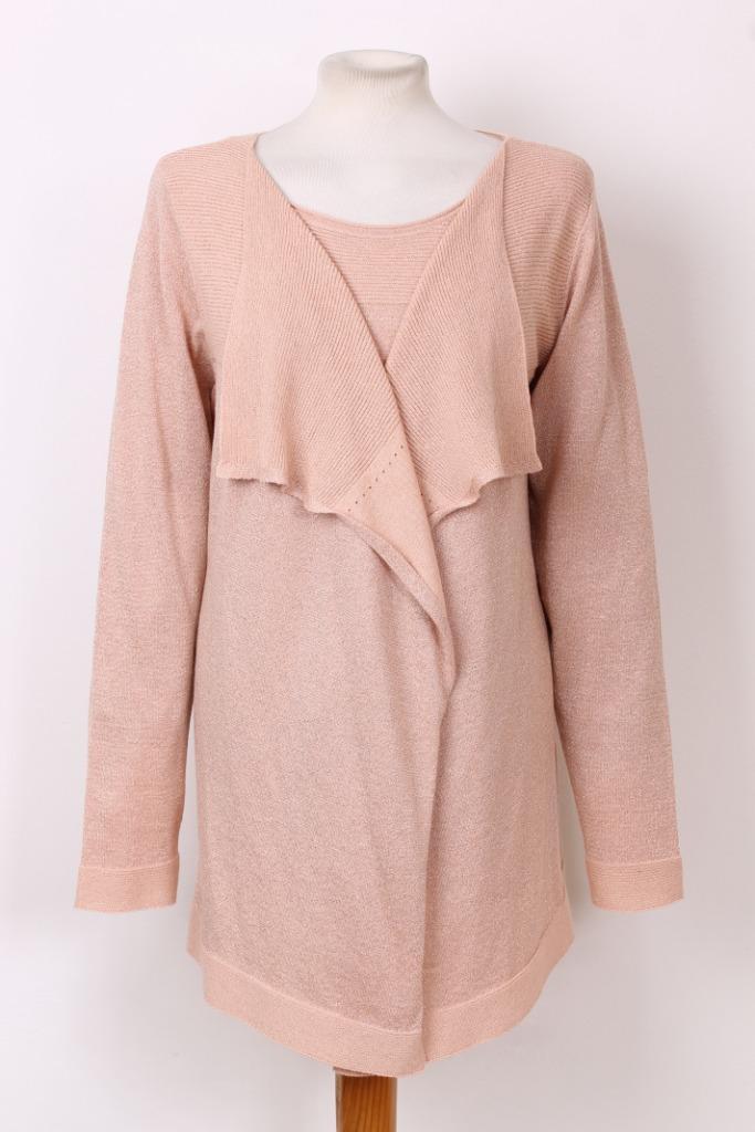 Kerst! Set met goud Caroline Biss maat 42, Kleding | Dames, Truien en Vesten, Zo goed als nieuw, Maat 42/44 (L), Roze, Verzenden