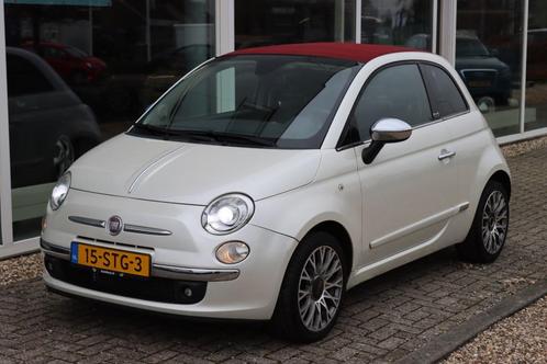 Fiat 500c Cabrio 0.9 Twinair ROCK | Xenon | Leder 2011 Wit, Auto's, Fiat, Bedrijf, ABS, Airbags, Airconditioning, Boordcomputer