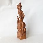 Midcentury Balinees houten sculptuur., Antiek en Kunst, Ophalen of Verzenden