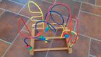 kralen spiraal van hout, Kinderen en Baby's, Speelgoed | Houten speelgoed, Ophalen, Zo goed als nieuw, Overige typen