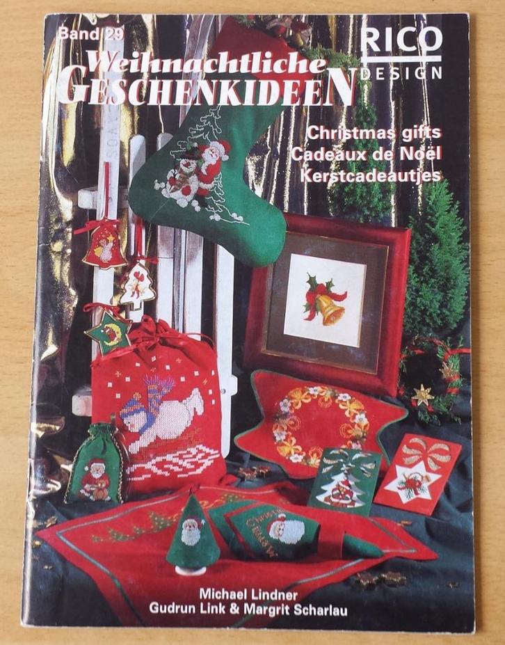 Kerstmis - Rico Design - Kerstcadeautjes - nr.29, Hobby en Vrije tijd, Borduren en Borduurmachines, Gebruikt, Patroon, Handborduren