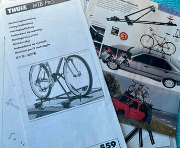 Thule fietsdakdrager (2 stuks) beschikbaar voor biedingen