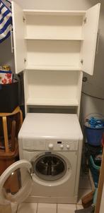 Indesit Wasmachine incl wasmachinekast- Goed Onderhouden!, Ophalen, Gebruikt, Voorlader, Kort programma