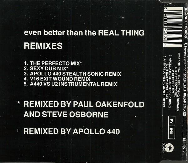 U2 – Even Better Than The Real Thing (Remixes), Cd's en Dvd's, Cd Singles, Zo goed als nieuw, Pop, Ophalen of Verzenden
