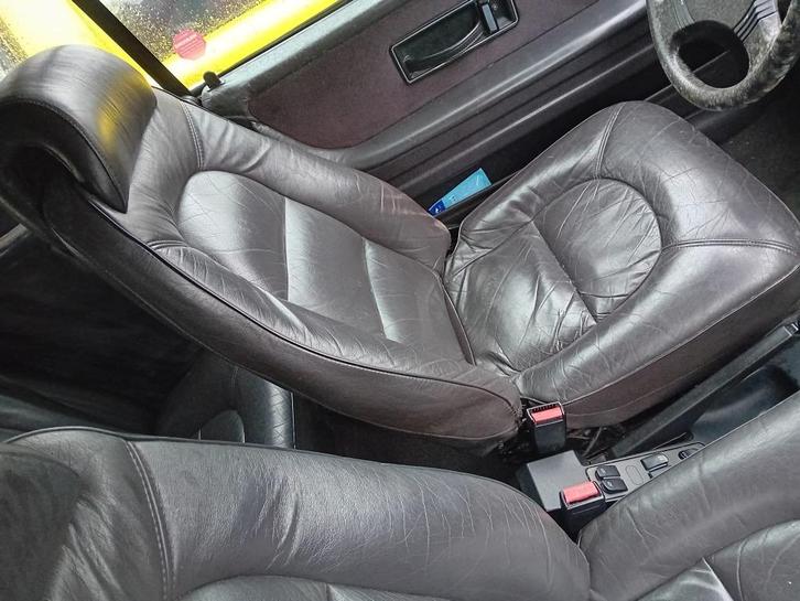Bekleding,donkergrijs, Saab 900 classic, cabrio/3drs., Auto-onderdelen, Interieur en Bekleding, Saab, Gebruikt, Ophalen