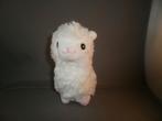 zdt action alpaca lama wit pluche roze pootjes velours/harig, Kinderen en Baby's, Speelgoed | Knuffels en Pluche, Ophalen of Verzenden