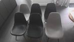 Eames DSW stoelenset (6), Gebruikt, Zwart, Eames, Vijf, Zes of meer stoelen