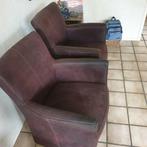 2 bruine comfortabele stoelen tweedehands, gratis ophalen, Ophalen, Gebruikt, Twee, Bruin