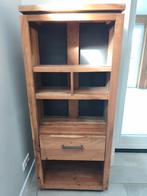 Mangohouten TV-kast + Staande Kast, Huis en Inrichting, Kasten | Boekenkasten, Ophalen, Zo goed als nieuw, 25 tot 50 cm, Minder dan 100 cm