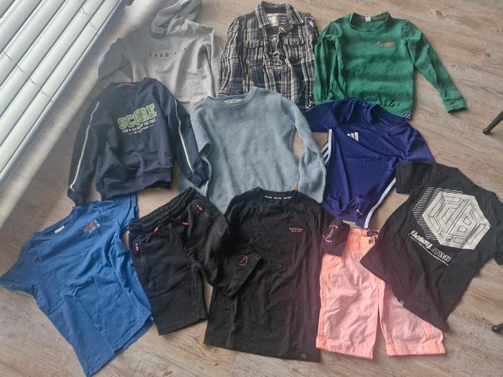 Kledingpakket 11 stuks, jongens Maat 122/128 diverse merken, Kinderen en Baby's, Kinderkleding | Maat 122, Gebruikt, Jongen of Meisje