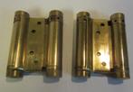 2 vintage koper scharnieren,bommerscharnieren klapdeur, Verzenden