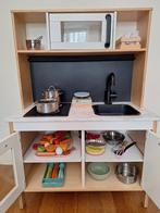 Ikea keukentje keuken gepimpt marmer incl keukenspulletjes, Zo goed als nieuw, Hout, Ophalen