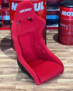 Recaro Pole Position stof velours kuipstoel schaalstoel rood, Ophalen of Verzenden