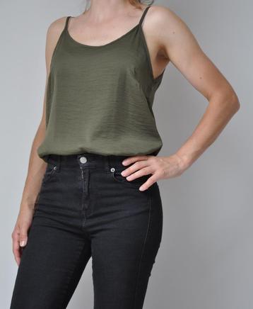 Vila top xs, groene top xs, 34, dameskleding xs beschikbaar voor biedingen
