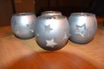 Zilverkleurige theelichtjes  voor kerst, Diversen, Ophalen of Verzenden, Zo goed als nieuw