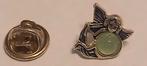 Beschermengel Pin/Broche met Groene Steen, Verzamelen, Speldjes, Pins en Buttons, Ophalen of Verzenden