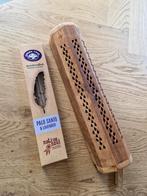 Houten Wierookdoosje met Opbergruimte - Nieuwstaat, Ophalen of Verzenden, Nieuw