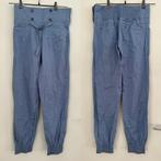 Meisjes high waist katoenen broek elastische band 158 164 S, Kinderen en Baby's, Kinderkleding | Maat 164, Ophalen of Verzenden