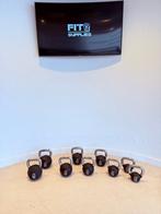 Technogym Kettlebell set diverse totaal 148 kg, Sport en Fitness, Fitnessmaterialen, Ophalen, Gebruikt, Benen, Kettlebell