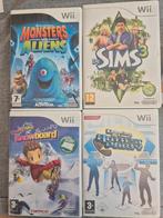 Wii Spellen - Monsters vs Aliens, Sims 3, Ski & Dance, Spelcomputers en Games, Games | Nintendo Wii, Ophalen of Verzenden, Gebruikt