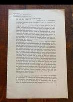 WW2 NSB overdruk uit “Rashygiënische Mededeelingen”  1944, Verzenden, Landmacht, Boek of Tijdschrift