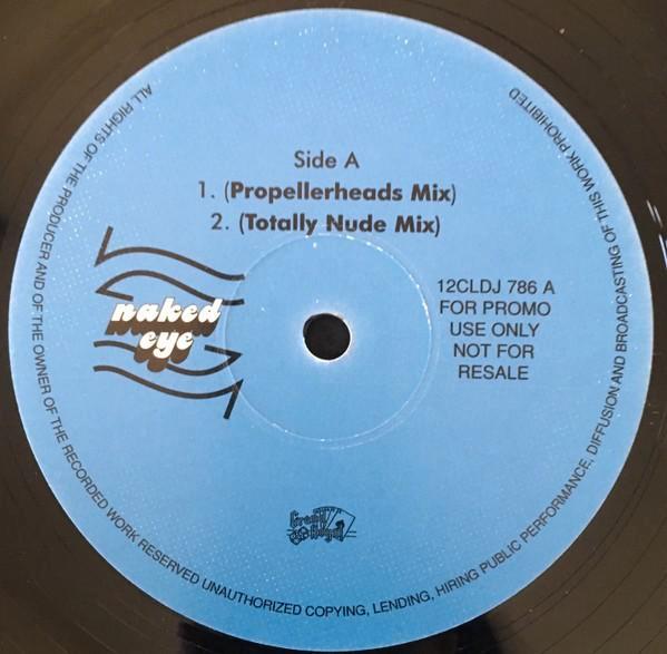 Luscious Jackson - Naked Eye (Maxi Single), Cd's en Dvd's, Vinyl Singles, Zo goed als nieuw, Maxi-single, Hiphop en Rap, 12 inch