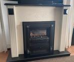 Voorzet schouw met elektrische haard, Ophalen, Gebruikt, Vrijstaande haard, Elektrische haard