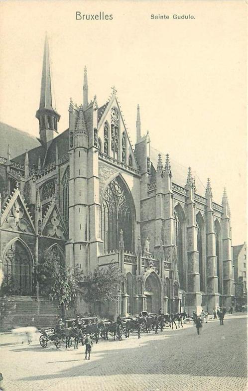 (381-116-015) Bruxelles Sainte Gudule, Verzamelen, Ansichtkaarten | Buitenland, Overig Europa, Verzenden