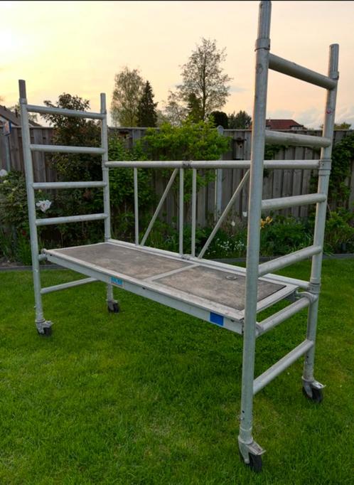 Prima kamersteiger Skyworks met werkhoogte 3 meter, Doe-het-zelf en Verbouw, Steigers, Zo goed als nieuw, Rolsteiger of Kamersteiger
