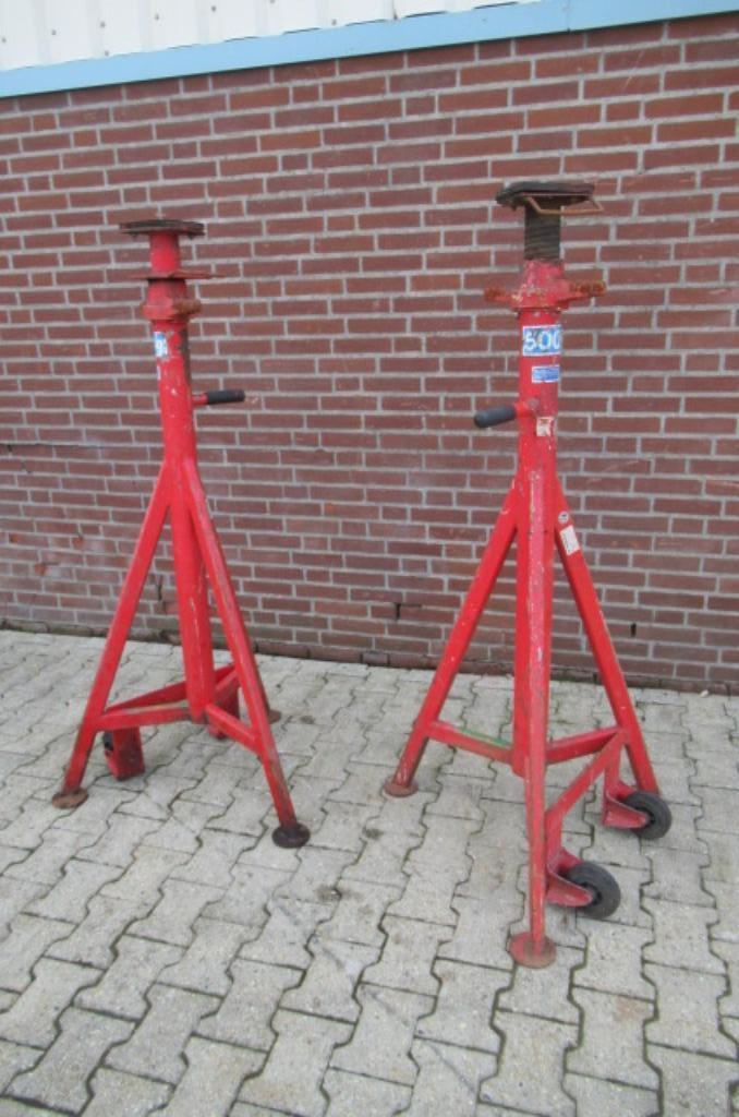 Assteun 5000 kilo. vrachtwagen toeringcar bus 5 ton, Auto diversen, Krikken, Gebruikt, Garagekrik, Manueel, Ophalen