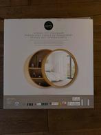 HOME CREATION Spiegel met opbergruimte - MDF, Huis en Inrichting, Ophalen, Minder dan 50 cm, Rond, Zo goed als nieuw