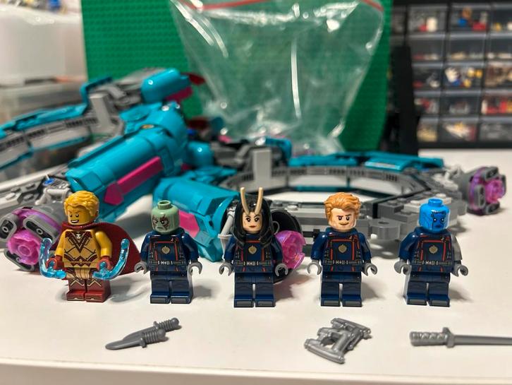 Lego 76255 Guardians of the Galaxy Schip, Kinderen en Baby's, Speelgoed | Duplo en Lego, Zo goed als nieuw, Lego, Complete set