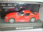 Minichamps Dodge Viper Coupe 1993 Red, Ophalen of Verzenden, Nieuw, Auto, MiniChamps