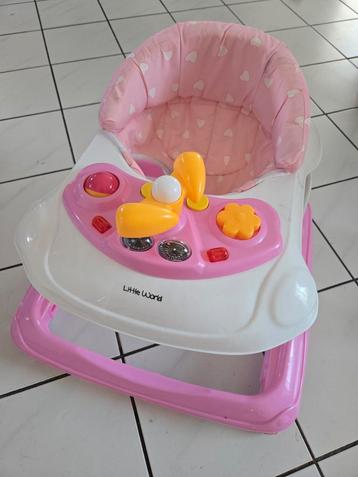 Loopwagen loopauto roze  beschikbaar voor biedingen