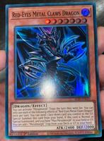 Yu-Gi-Oh! Red Eyes Metal Claws Dragon ALIN 1st Edition !, Verzenden, Zo goed als nieuw, Losse kaart, Foil