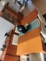 Uitschuifbaar eetkamer tafel met 6 stoelen, Huis en Inrichting, Ophalen, Zo goed als nieuw, 4 tot 6 stoelen
