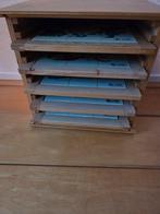 Rolf school puzzels met bijbehorend opbergsysteem kastje, Ophalen