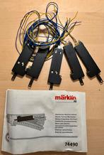Märklin C-rail elektrische wisselaandrijving, 5x (74490), Wisselstroom, Rails, Ophalen of Verzenden, Zo goed als nieuw