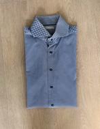 Overhemd S. Valentoni wit/blauw mt 42, Ophalen of Verzenden, Zo goed als nieuw, Halswijdte 41/42 (L), S. Valentoni