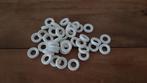 Bandjes Dinky Toys 15 mm wit block, Verzenden, Nieuw, Auto, Dinky Toys