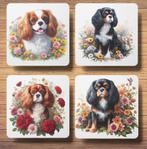 Cavalier King Charles Lente onderzetters met houder, Ophalen of Verzenden, Nieuw, Glas of Kopje