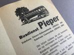 PIEPER BUS NIEUW SCHOONEBEEK COEVORDEN PLAATSBEWIJS, Verzamelen, Spoorwegen en Tramwegen, Verzenden, Zo goed als nieuw, Bus of Metro
