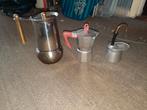 3 x percolator, Witgoed en Apparatuur, Koffiezetapparaten, Ophalen, Zo goed als nieuw, Overige modellen