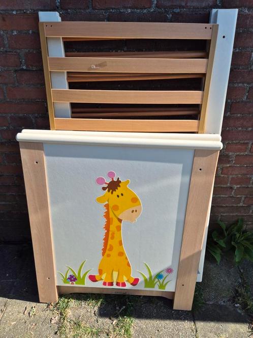 Ledikant met matras, Kinderen en Baby's, Kinderkamer | Bedden, Gebruikt, Minder dan 140 cm, Minder dan 70 cm, Matras, Ophalen