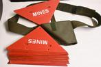 US army mines markers mijnen waarschuwings bordjes amerika, Verzamelen, Ophalen of Verzenden, Landmacht, Amerika, Overige typen
